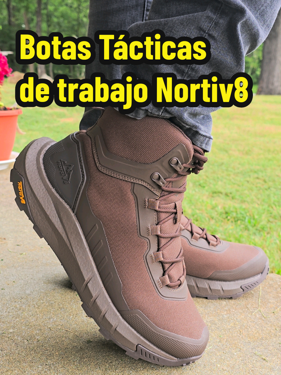 Botas tácticas de grado militar, antideslizante, ligeras y super cómodas #tacticalboots #Outdoors #botastacticas #tiktokshopcreatorpicks #workboots 