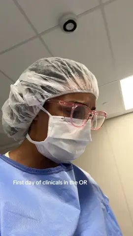 I was so nervous🫠 #fyp #OR #surgicaltechnologist #clinicals #operatingroomlife -This is not a real operation or surgery setup-