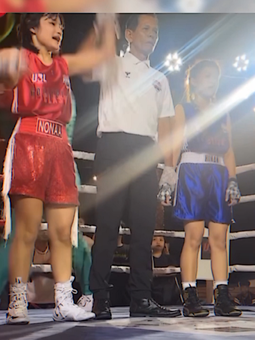 congratulation🔥🔥WINN🏆NONA @ublindonesia#winona#davinakaramoy#kinan#boxing#foryou 