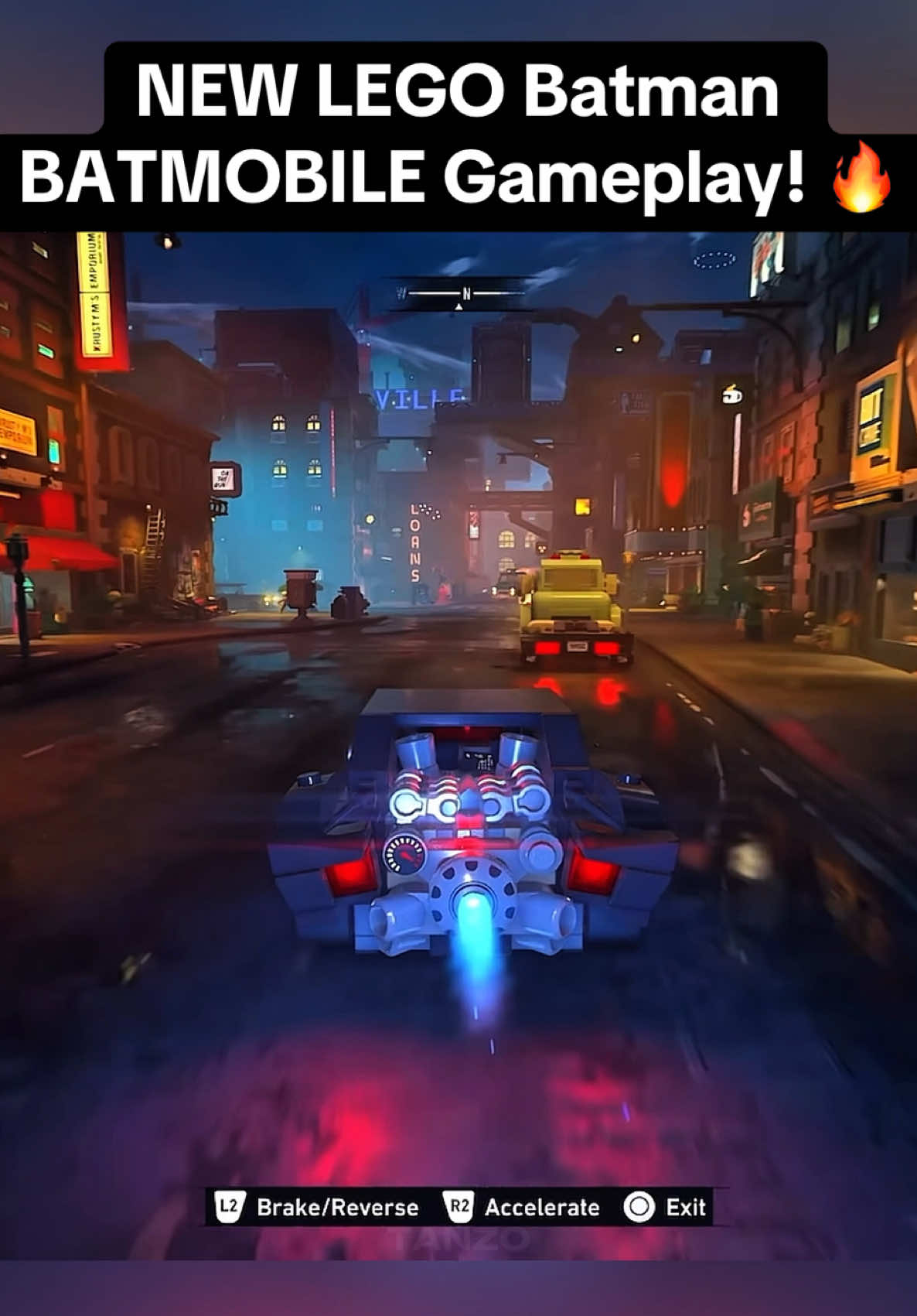 First Look at Batmobile Gameplay in Legacy of the Dark Knight! 🔥 #legobatman #batman #legacyofthedarkknight #GamingOnTikTok #fyp 