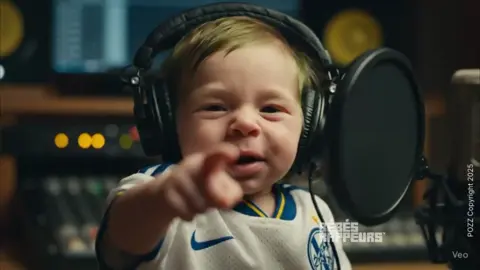 À moi les Louis Vuitton et les Lamborghini ! 🤣🤣 #bébé#bébéia #bébésrappeurs #interview #monbébé 