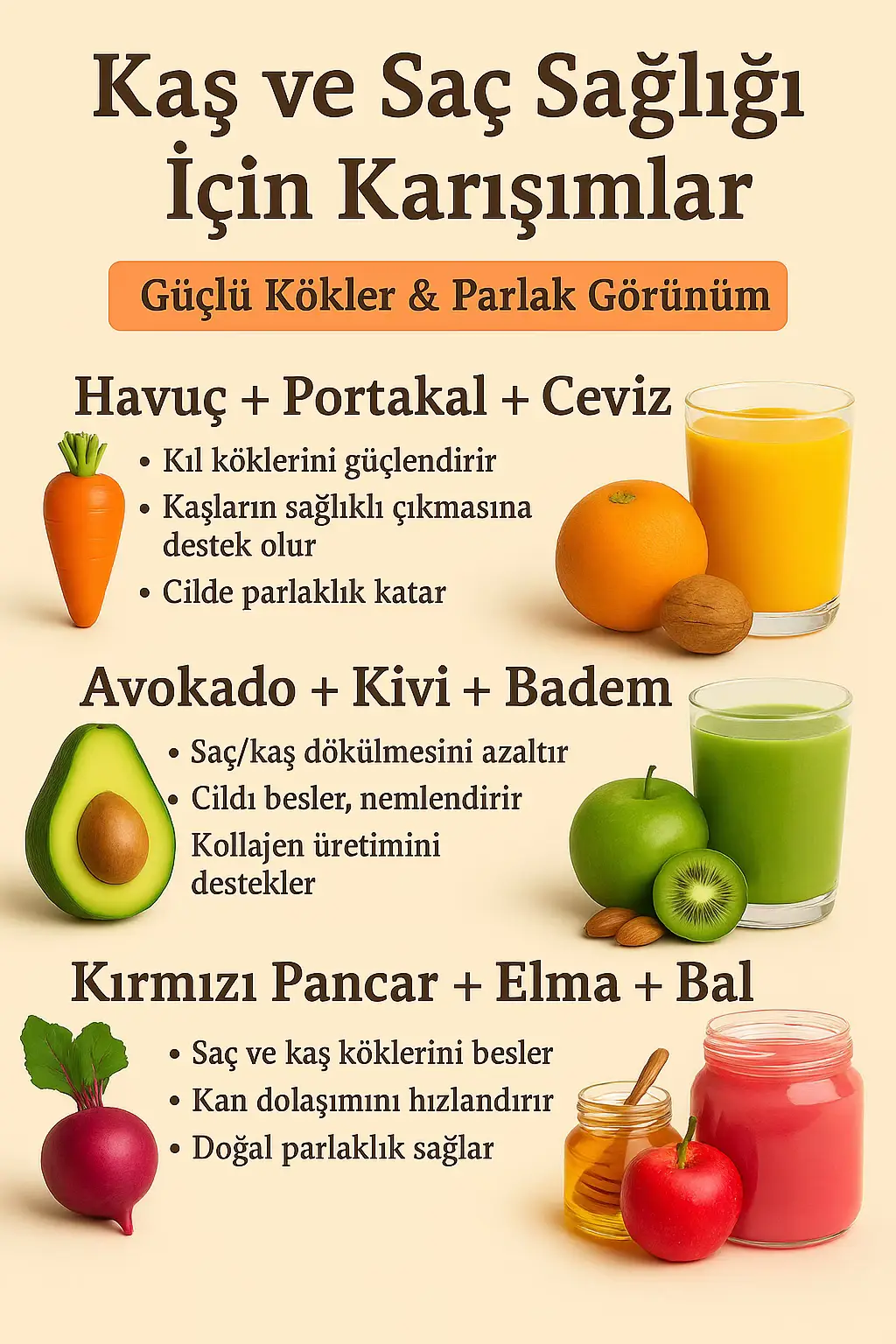 Saçların dökülüyor mu, kaşların seyrek mi çıkıyor?  Saç ve kaş dökülmesine doğal çözüm 🌿 Bu karışımlar kıl köklerini besler, kaşların daha gür çıkmasına yardımcı olur ve saçlarını kökten uca güçlendirir. Doğallıkla gelen güzelliği keşfet 💛 #saçbakımı #kaşgüzelliği #hairgrowth  #tiktokviral