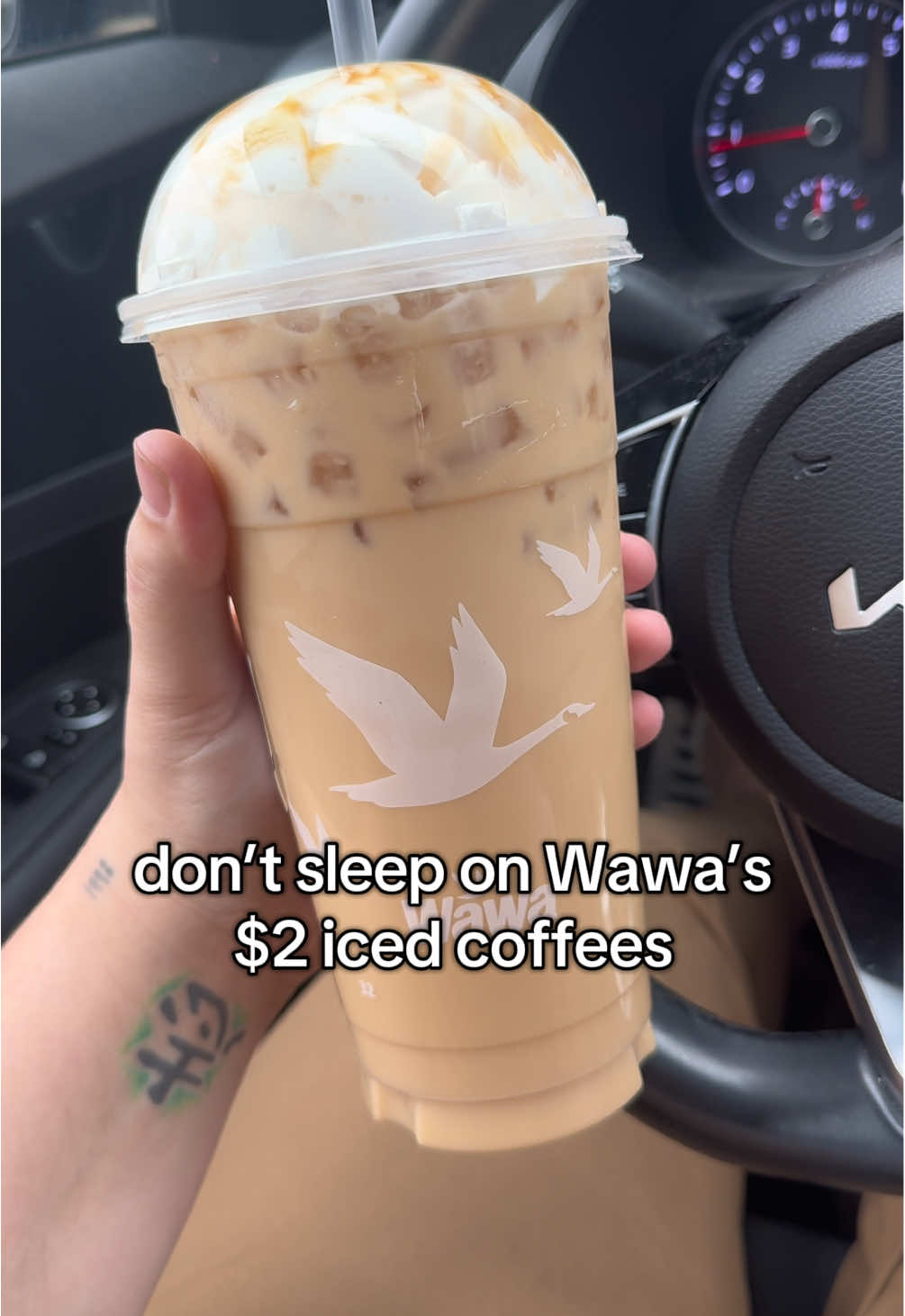 i used to go to dunkin’ but you can’t beat $2 and it’s lowkey better anyway 🫣🫢 @Wawa  #wawa #icedcoffee #wawacoffee #wawarun #coffee 