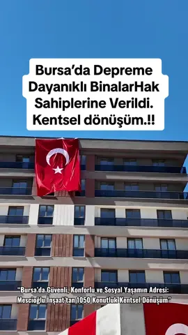 Bursada Muhteşem açılış #bursa #deprem #açılış #kentseldönüşüm #bozbey 