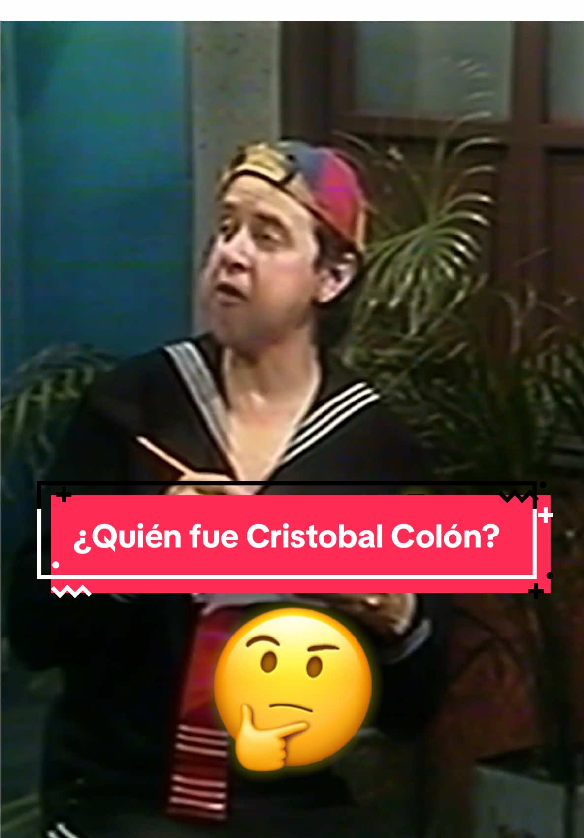 ¿Quién fue Colón? 🤔😱😂 #ElChavo #ElChavoDel8 