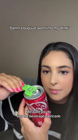 The beverage barricade isn’t just for opening cans, it also prevents from anything going into your drink! #beveragebarricade #tiktokmademebuyit #usefultips #usefulproducts #trendingproduct 