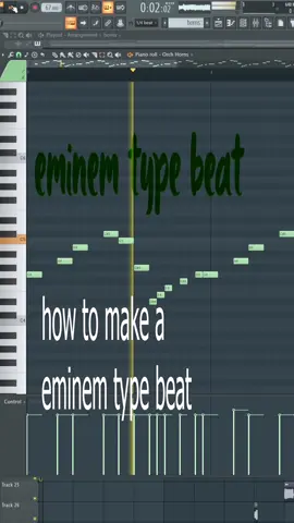 how to make and eminem type beat 🙏🔥#producer #flstudio #tutorial #eminem #rapgod 
