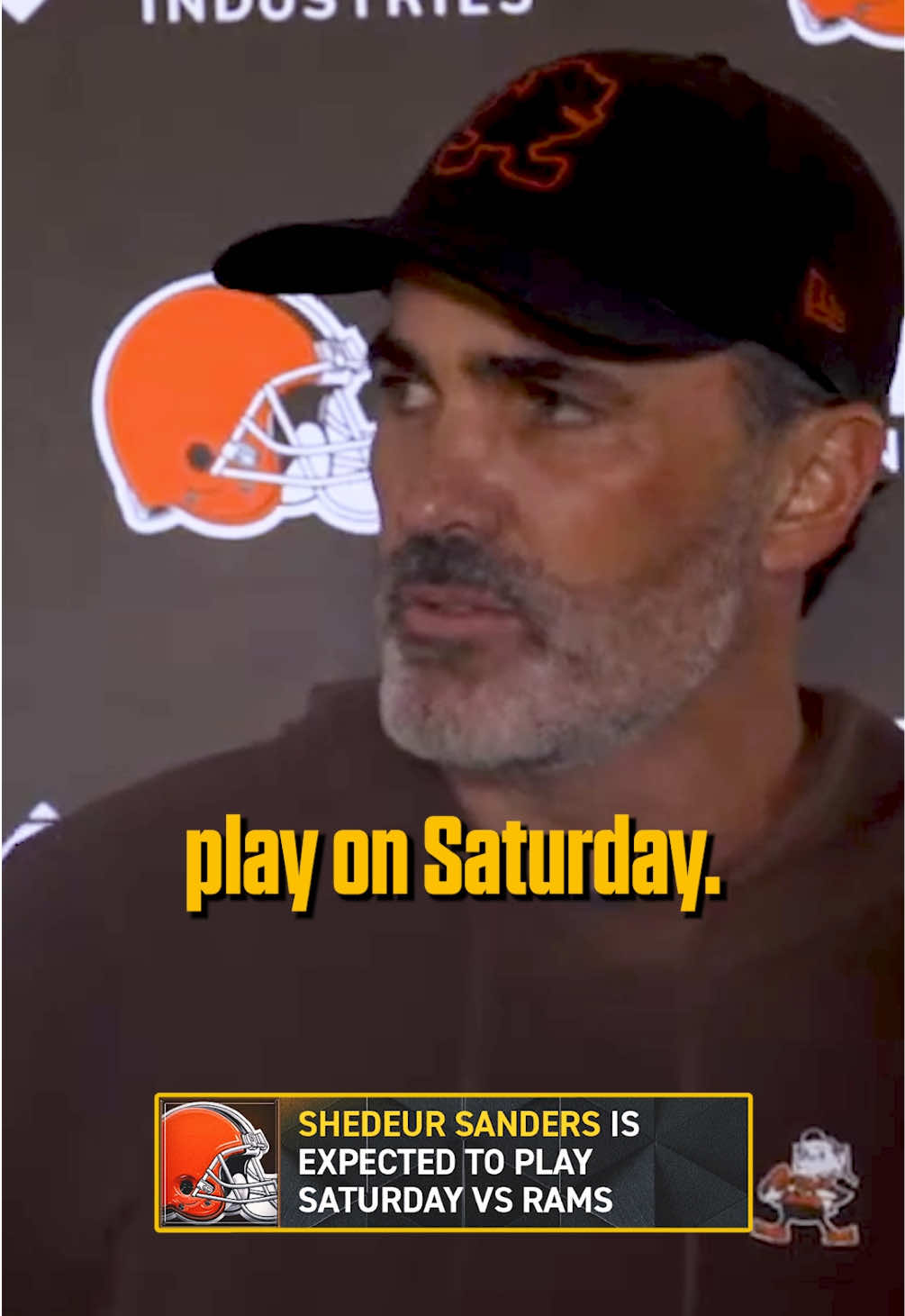 Joe Flacco will start with Dillon Gabriel backing him up but Shedeur will play #nfl #clevelandbrowns #shedeursanders 