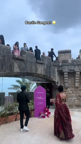 Event #3 a castle sangeet in Portugal #desi #wedding #indian #punjabi 