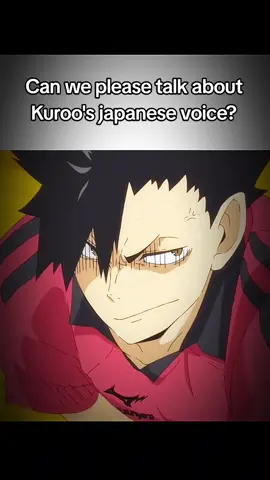 he sounds so majestic #kuroo #haikyuu #japanese #viral #fyp 