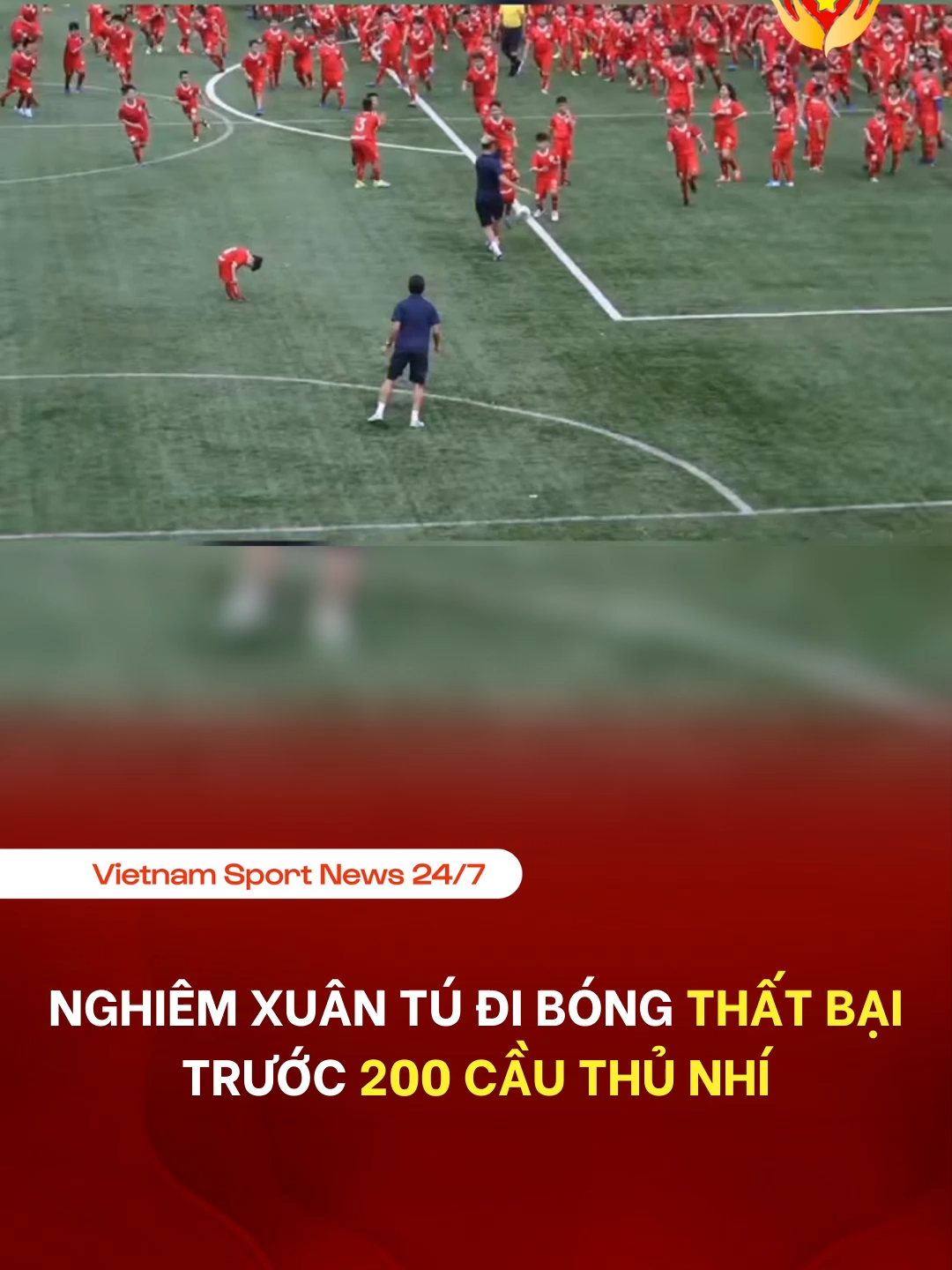 Nghiêm Xuân Tú đi bóng thất bại trước 200 cầu thủ  Cre: chatferrao #Sportsontiktok #sports #fyp #viral #VietNam #Thethao #Guthethao #seagames #seagames33 #trending #khoanhkhactuhao #tuhaovietnam #haokhi80nam #80namdoclap