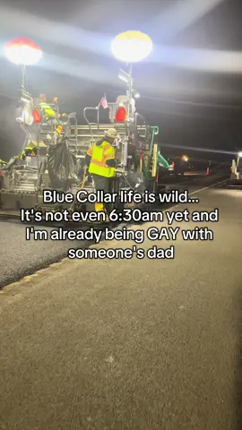 Someone get their pops 😄#bluecollar #construction #asphalt #heavyequipment #operator