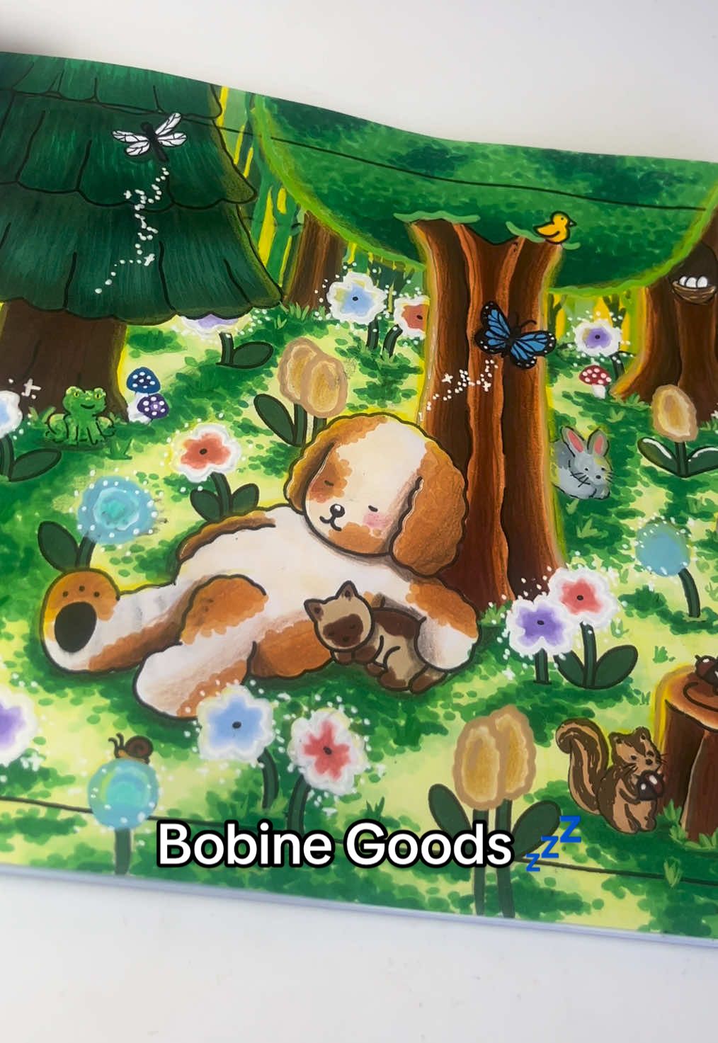 Sonhando acordado 💤 | Livro: Bobbie Goods - Do dia para a noite #bobbiegoods #bobbiegoodsart #ohuhumarkers #ohuhu #fyyy 