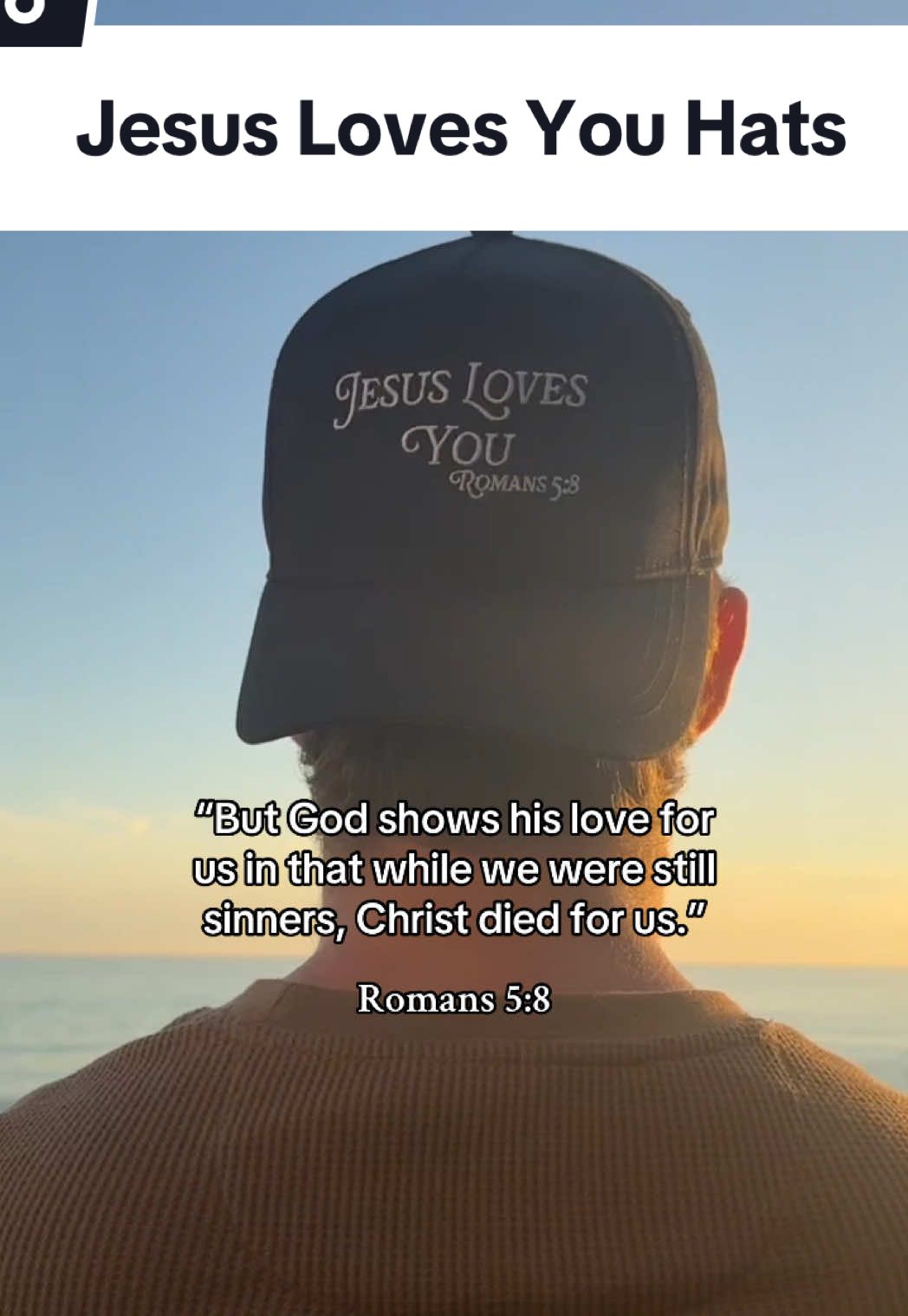 Jesus loves you hats are restocked! 🙏🕊️ #christian #christiantiktok #fyp 