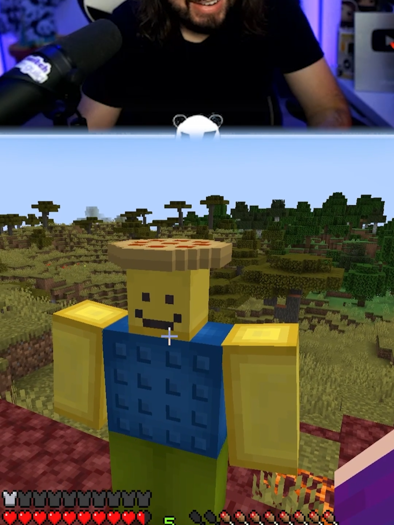 NOOBINI PIZZANINI en MINECRAFT #randyelpanda #Minecraft #noobinipizzanini #robaunbrainrot #stealabrainrot