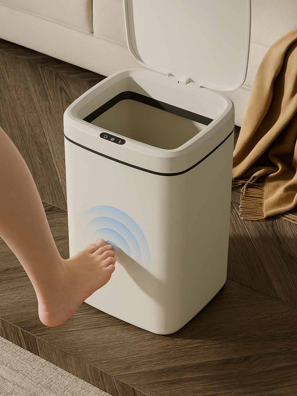 Lixeira Inteligente 16 Litros com Sensor Automático #lixeiracomsensor #lixeiraautomatica #lixeiras