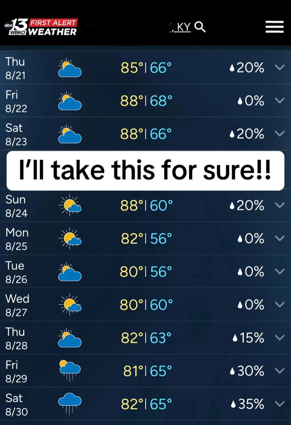 #coolerweather #kentuckyweather #falliscoming #kentucky 