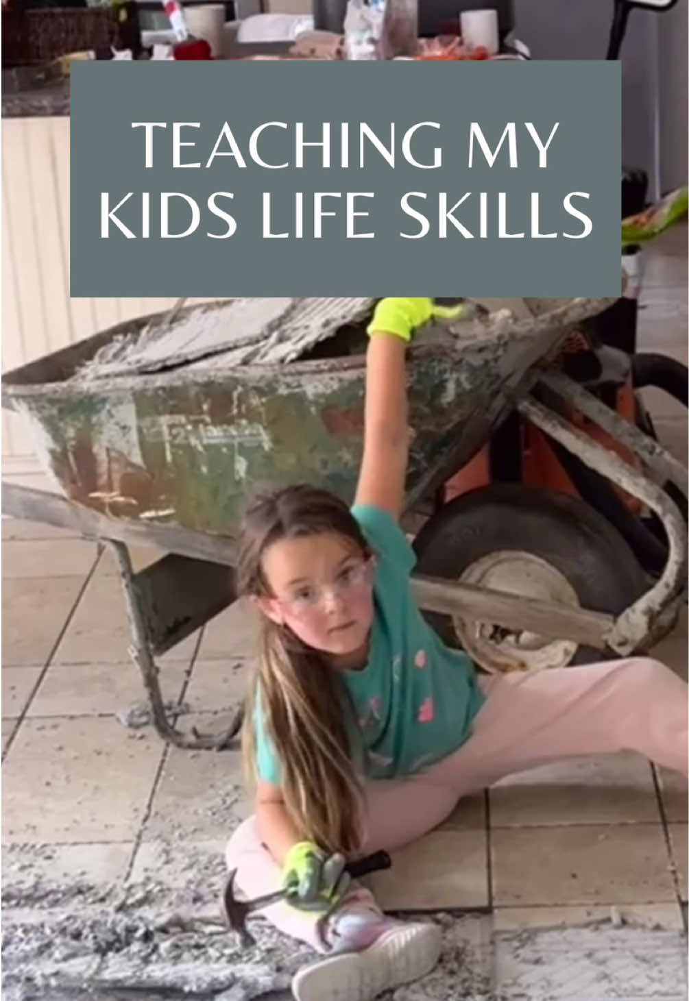 If by “raising themselves” you mean teaching them important life skills, then I guess I’m guilty. 🤷‍♀️ . #raisinggoodhumans #parenthoodunplugged #teachingkids #lifeskillsforkids #familyvalues 