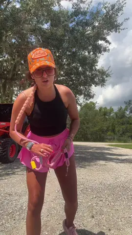 Diesel and I love our daily hot girl walk but are excited for this Florida heat to cool down 😅🌴