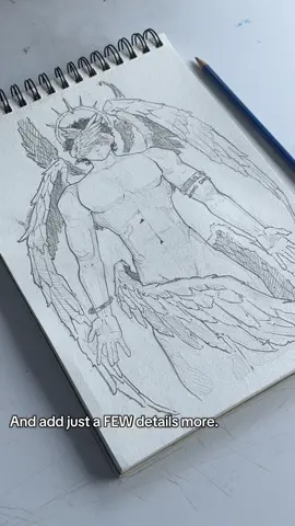 Angel drawing trend #art #artist #angel #fyp #sketch 