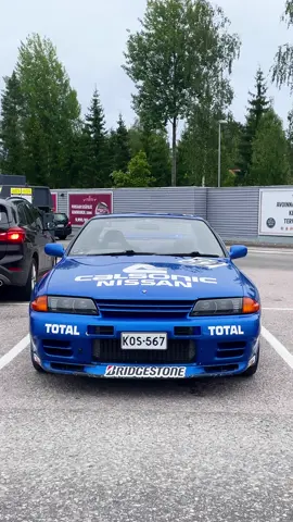 Nisukka R32 ||| #nissan #r32gtr #calsonic #foryou #cartok Owner : @Uuvatti 