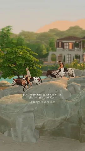 This is your sign to play with The Sims 4 Horse Ranch🐴✨ It comes in handy in so many other worlds! The build is a modified version of @vy’s Churchill Stable build 🫶🏽 #sims4 #sims4aesthetic #sims4letsplay #simstok 