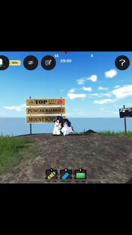 setelah 1 jam lebih duo bocil ini summit gunung sumbing 😭☝🏻tidak ramah ava cebol karna jatoh terus 😭😭😭😭#robloxfyp #gunungsumbing #mountsumbing #gunungsumbingroblox 