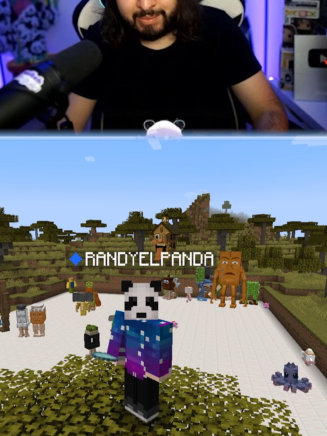 Roba un Brainrot pero en MINECRAFT #randyelpanda #Minecraft #odindindindun #noobinipizzanini #robaunbrainrot #stealabrainrot #robloxedits #robloxclips #robloxfyp #minecraft