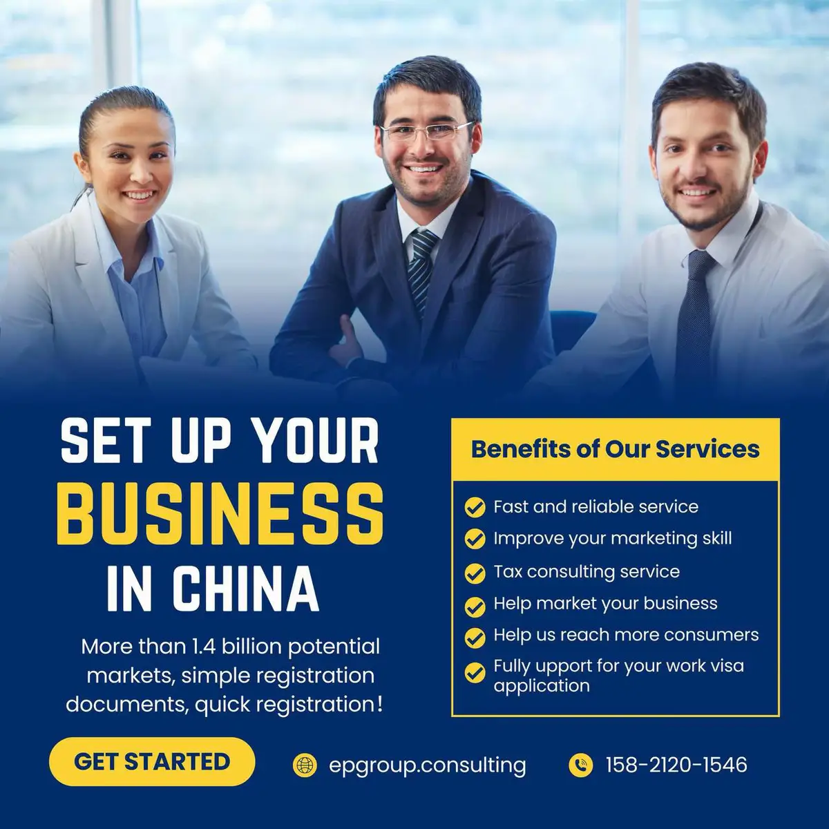 Thinking of starting a business in China but not sure where to begin? With EP Group, you can register your company in just 2 weeks, 100% remotely — only a passport is required. ✅ Fast processing ✅ Full compliance ✅ Expert support in English & Chinese Whether you’re expanding into the Chinese market or launching a new venture, we’re here to make the process easy, secure, and efficient. 📩 Contact us to get started today! #china #entrepreneur #entrepreneurship #business #life