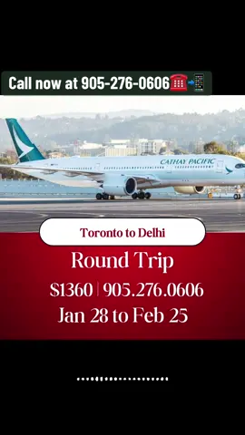 Call now at 905-276-0606 #Callnow#Cheapflights#Viral#Fyp#Indians