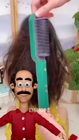 ✨ Escova Alisadora Bivolt 5 em 1 Anti-Frizz #EscovaAlisadora #CabeloPerfeito #BelezaPrática #AutoCuidado #Achadinhos  