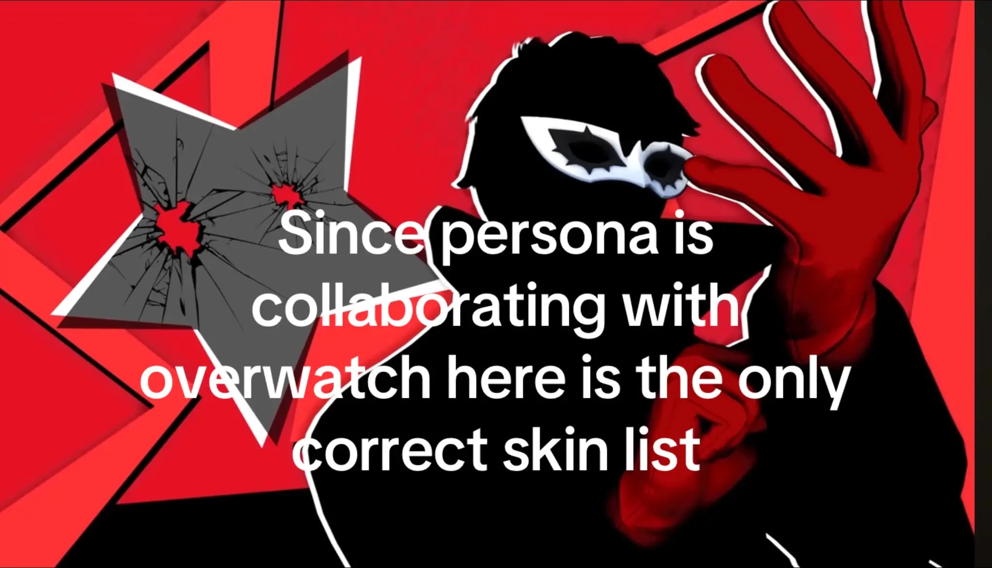 I’ll be buying the whole collab even if it’s trash #persona5 #persona5royal #overwatch2 #overwatchseason18 