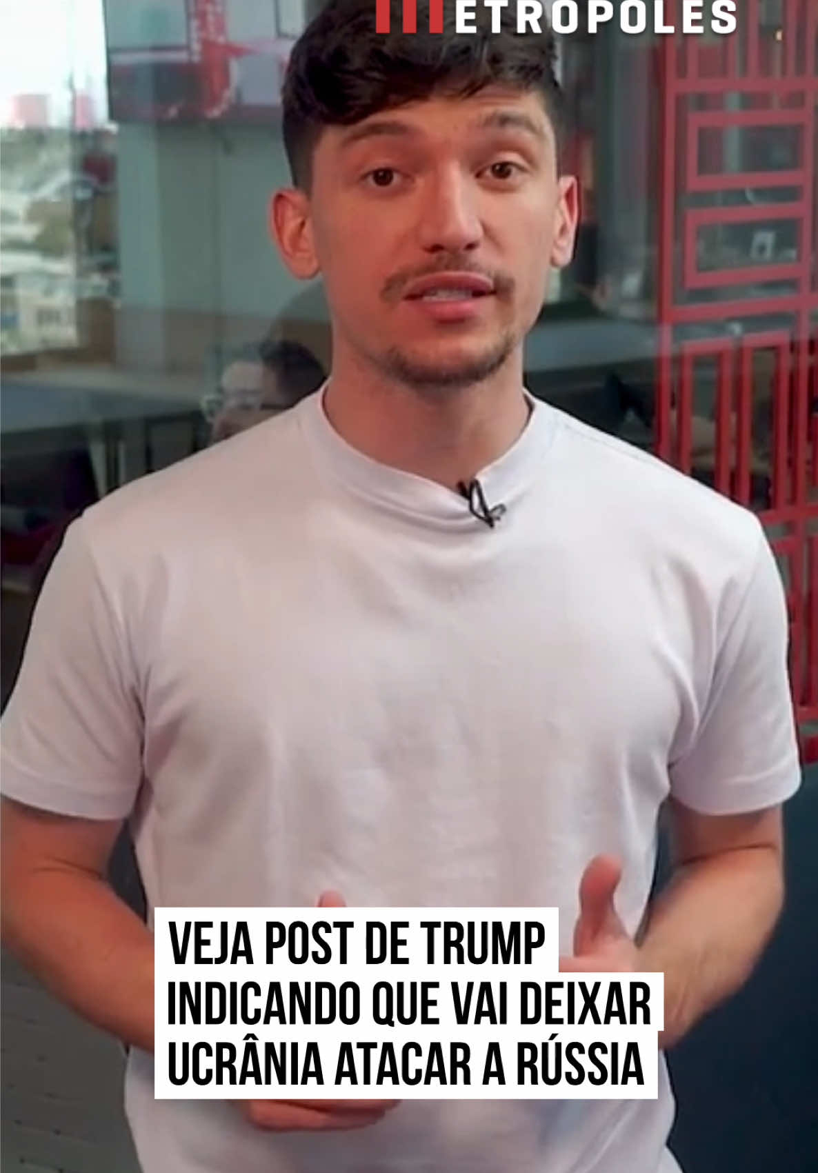 O presidente dos #EstadosUnidos, Donald #Trump, afirmou, nesta quinta-feira (21/8), que é “difícil vencer uma guerra sem atacar o país invasor”, citando o conflito entre #Ucrânia e #Rússia. O pronunciamento foi feito na rede Truth Social, sugerindo que Trump poderia apoiar ataques ucranianos contra a Rússia. #TikTokNotícias 📹 Torgan Magalhães / Metrópoles