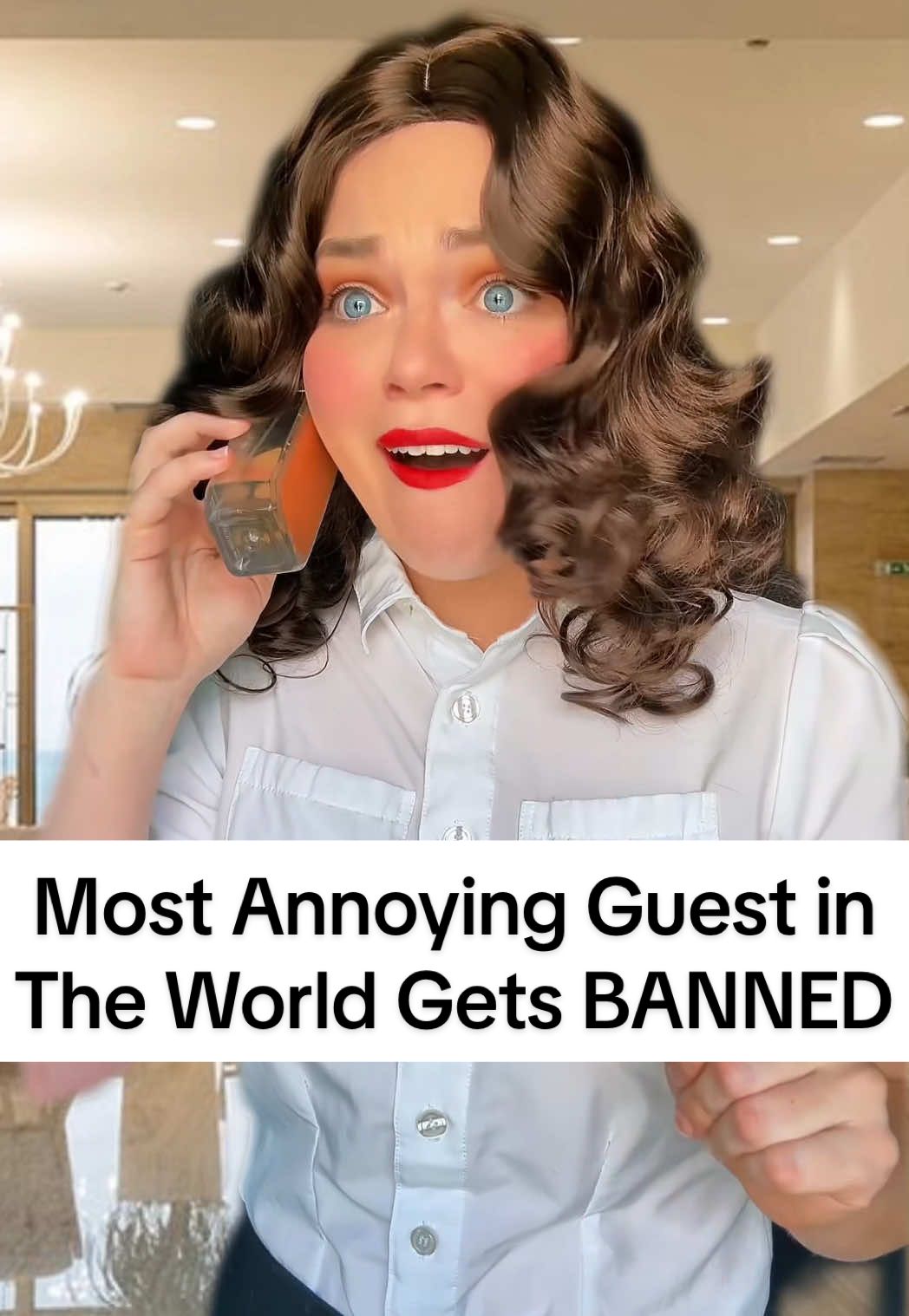 So glad they finally banned the most annoying guest EVER! 🙌 #skit #hotel #gossipsesh #talesfromthefrontdesk #frontdesklife 