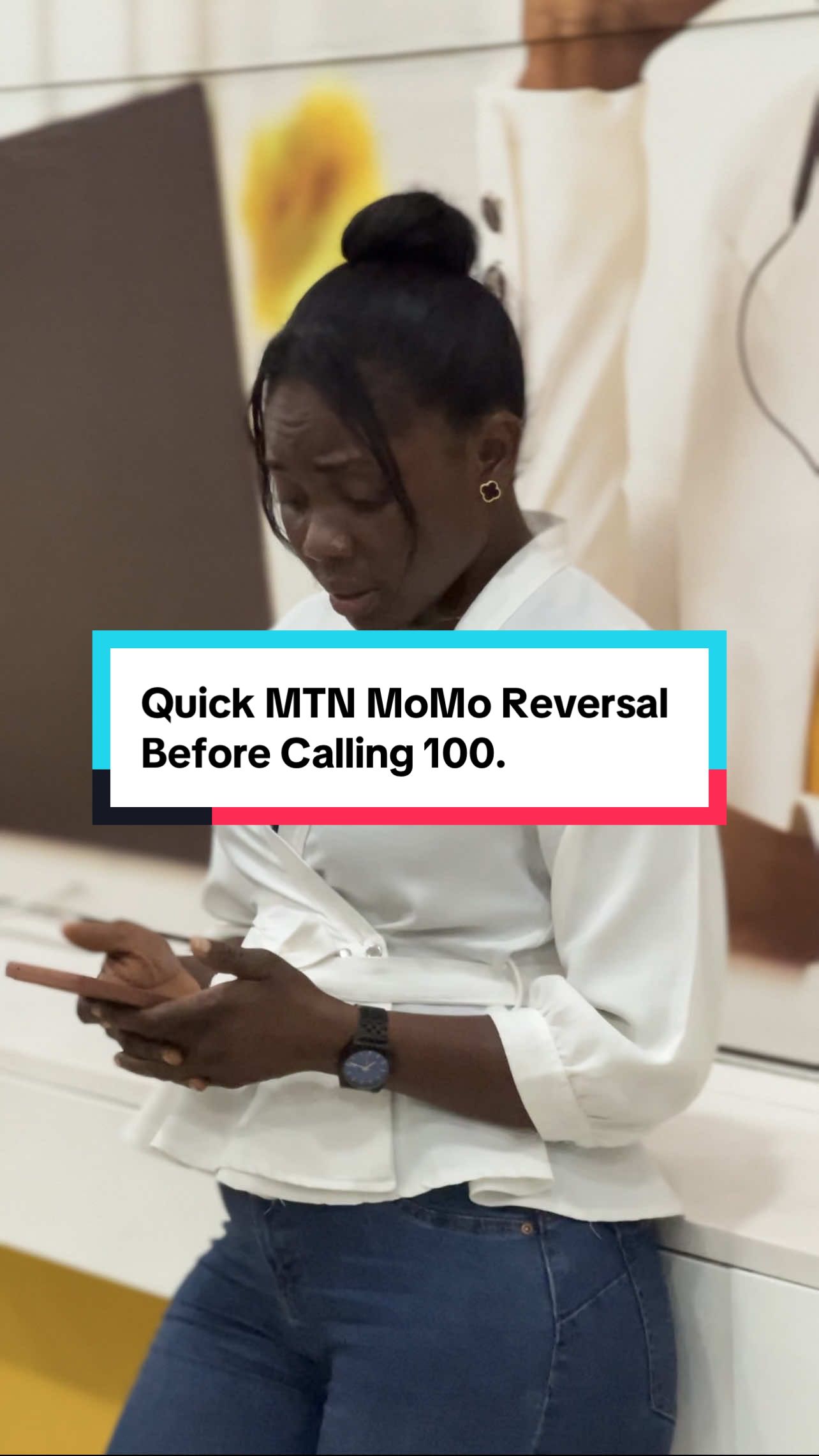 Made a wrong MoMo transfer? Don't panic, use this simple shortcode to start your reversal before calling 100. #mtnghana #momotips #mtnreversal #reversal #ghanatech 