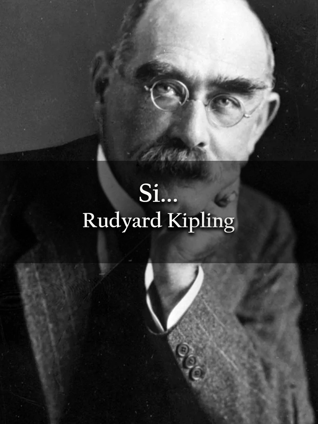 Si... – Rudyard Kipling. . . . Es un poema escrito en 1895 que transmite una guía ética y moral basada en la fortaleza, la paciencia, la resiliencia y la autodisciplina. Considerado uno de los textos más inspiradores de la literatura inglesa, plantea un ideal de madurez y sabiduría frente a la adversidad. . #donfilosofo #literatura #poesia #kipling #si #poema #clasico #motivacion #resiliencia #virtud #sabiduria #paciencia #fortaleza #disciplina #inspiracion #textosclasicos