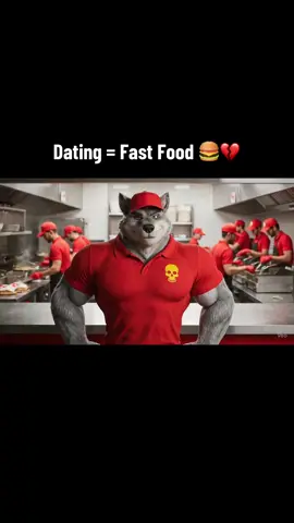 Wolfie’s serving up some real talk from the fryer 🍟😂 Dating might look good on the menu, but sometimes all you’re left with is empty wrappers and regret… and a whole lot of laughter 🐺.           #W#WolfieTalksD#DatingHumorF#FastFoodLifeC#ComedySkitsRelatable