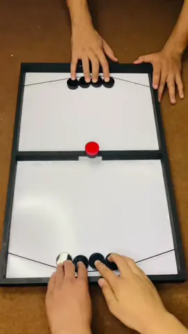 GUESS WHO'S WINNING FIRST ⚠️⚠️⚠️#airhockey #slingshots #hockeygames #puck #boradgames 