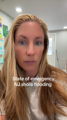 State of emergency for NJ with hurricane Erin, monitoring flooding with high tide at 7. #jerseyshore #newjersey #stateofemergency #hurricane #erin 
