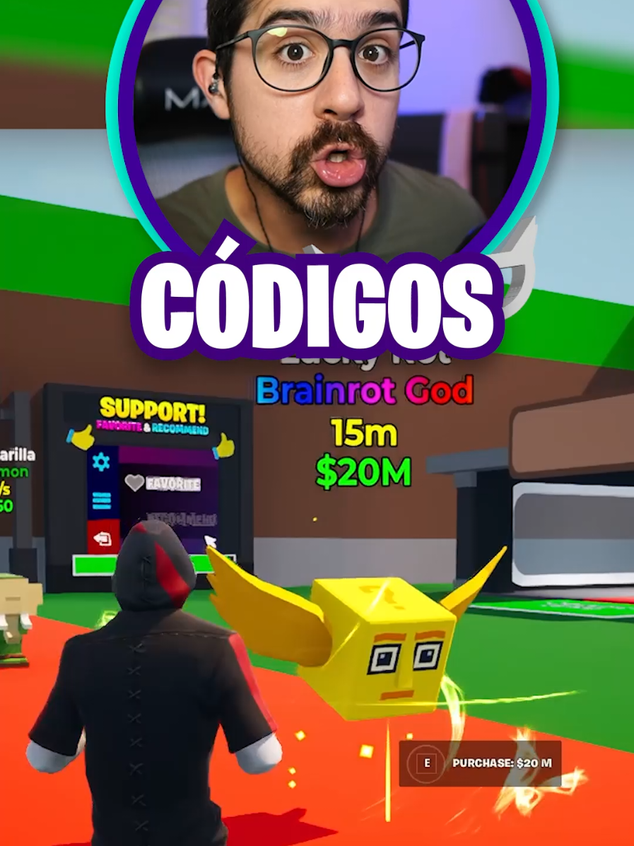 NUEVOS CÓDIGO SECRETOS de Steal a BrainRot en Fortnite 🤫 #gamerentiktok #Fortnite #mapasfortnite #stealabrainrot 