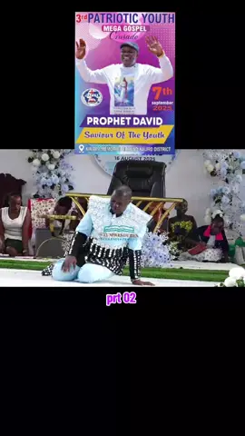 #PROPHETDAVID DEMOSTRATES HOW A TRUE GIRL SHOULD SIT PROPERLY DURING THE ZIONS CONGREGATION TA JINJA... prt 02 