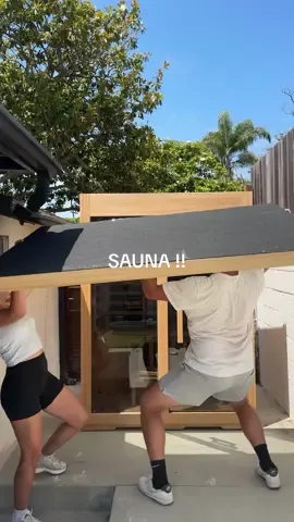 So obsessed with our @Heavenly Heat Saunas !! Safest, cleanest sauna on the market. No toxic glues or adhesives, lowest VOCs & EMFs 🤝🏼 my 10% off code ‘Ashbegash’ is stackable on their Labor Day sale prices right now !! + free shipping !! #heavenlyheatsauna #saunatime #wellnessroutine 