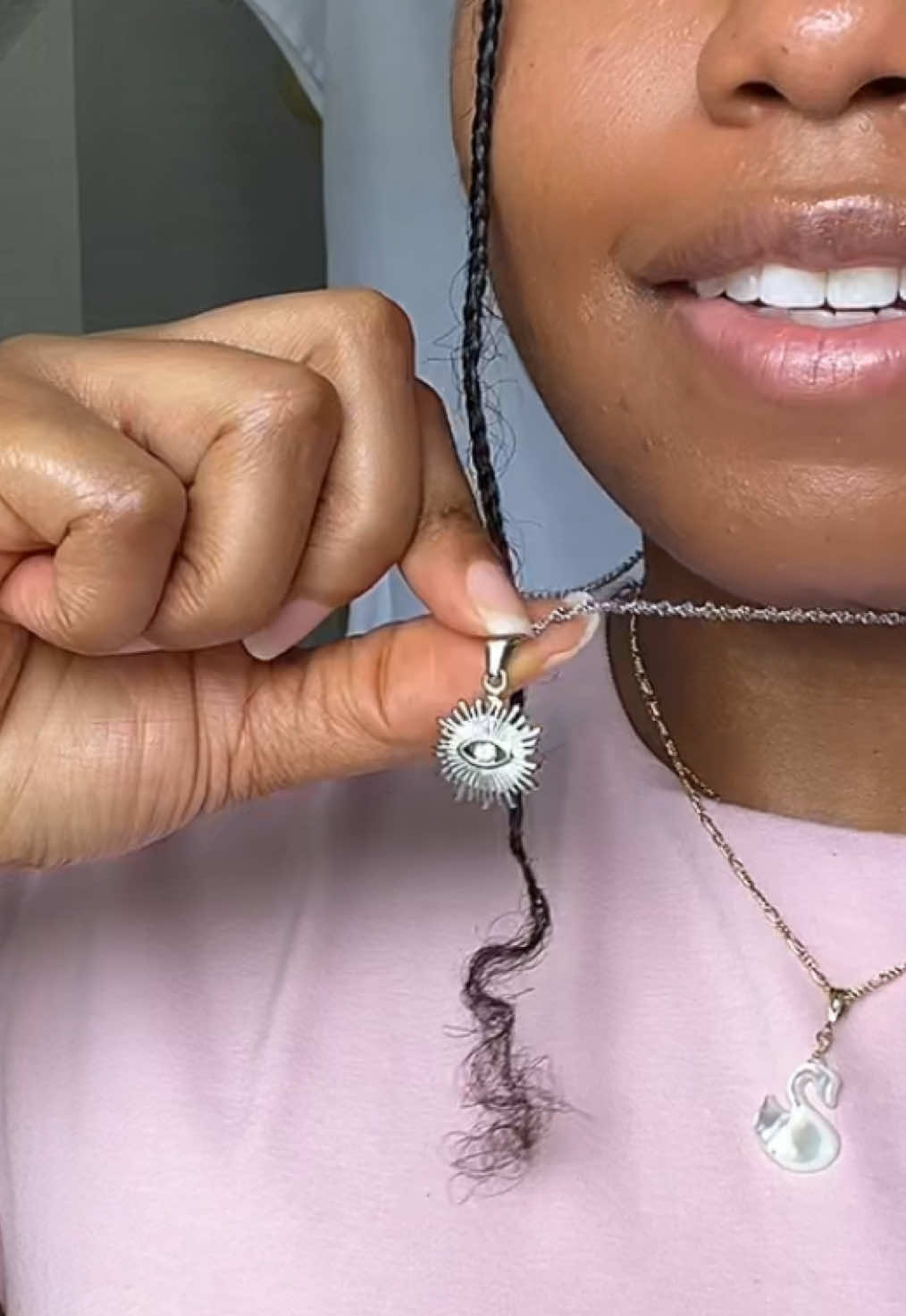 Silver evil eye necklaces are finally available! #spiritualjewelry #evileyejewelry #hypoallergenicjewelry #cubiczirconia #silverjewelry 