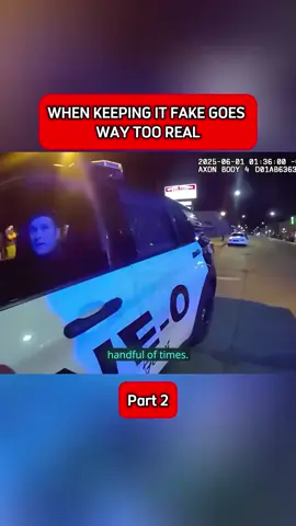 When keeping it fake goes way too real#cops #police #bodycam #fyp 
