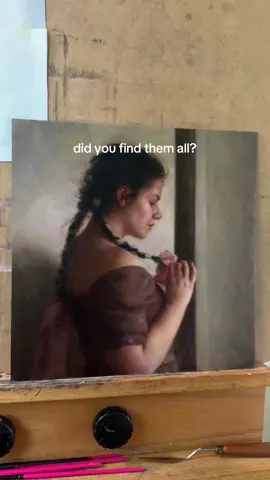 this painting has been the bane of my existence but at least i have my lavender #traditionalart #artistsoftiktok #realismart #oilpainting #portraitpainting 