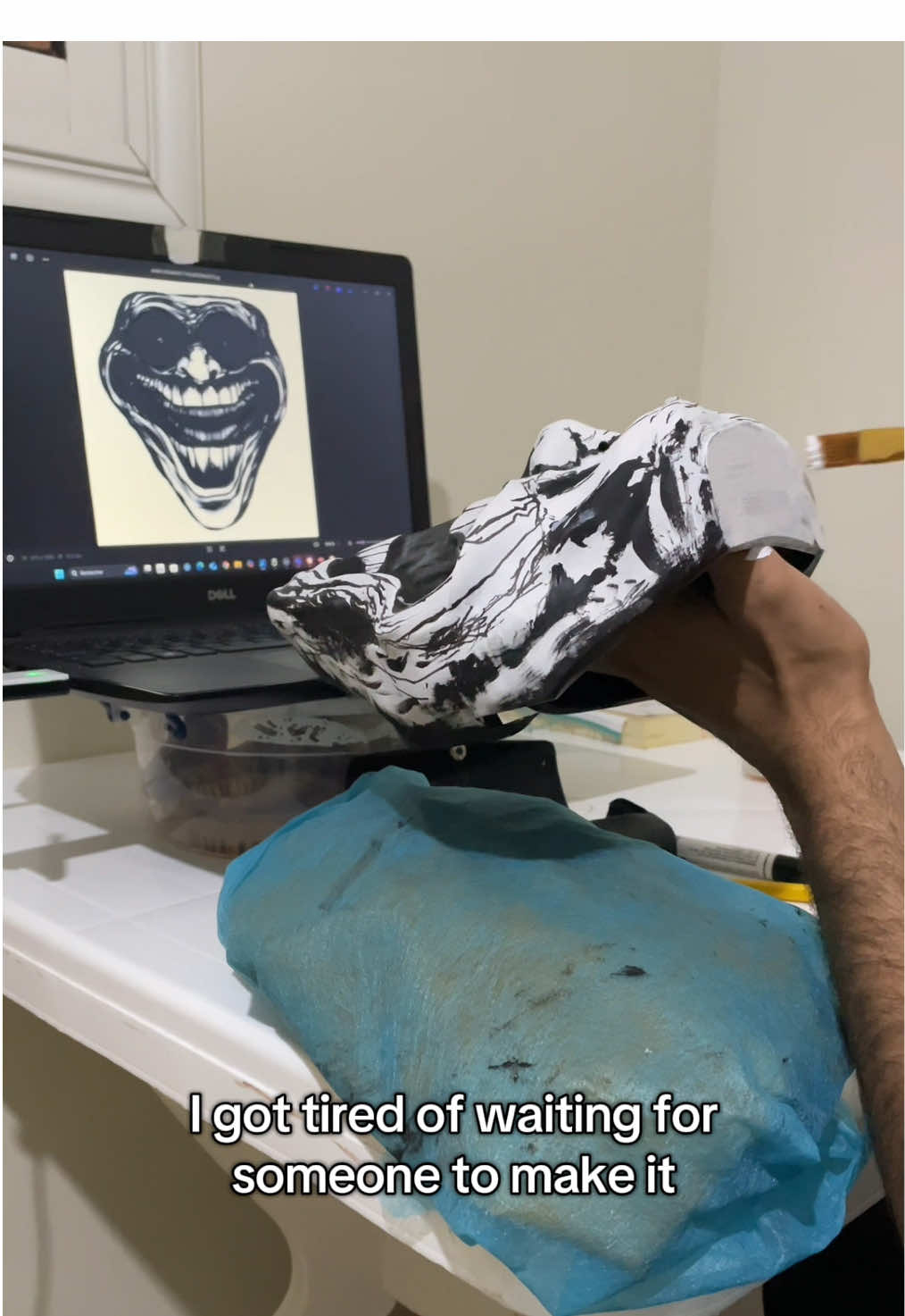 In the design phase of all collection 💀🔥 #trollface #trollfacemask #trollge #fyp #viral 