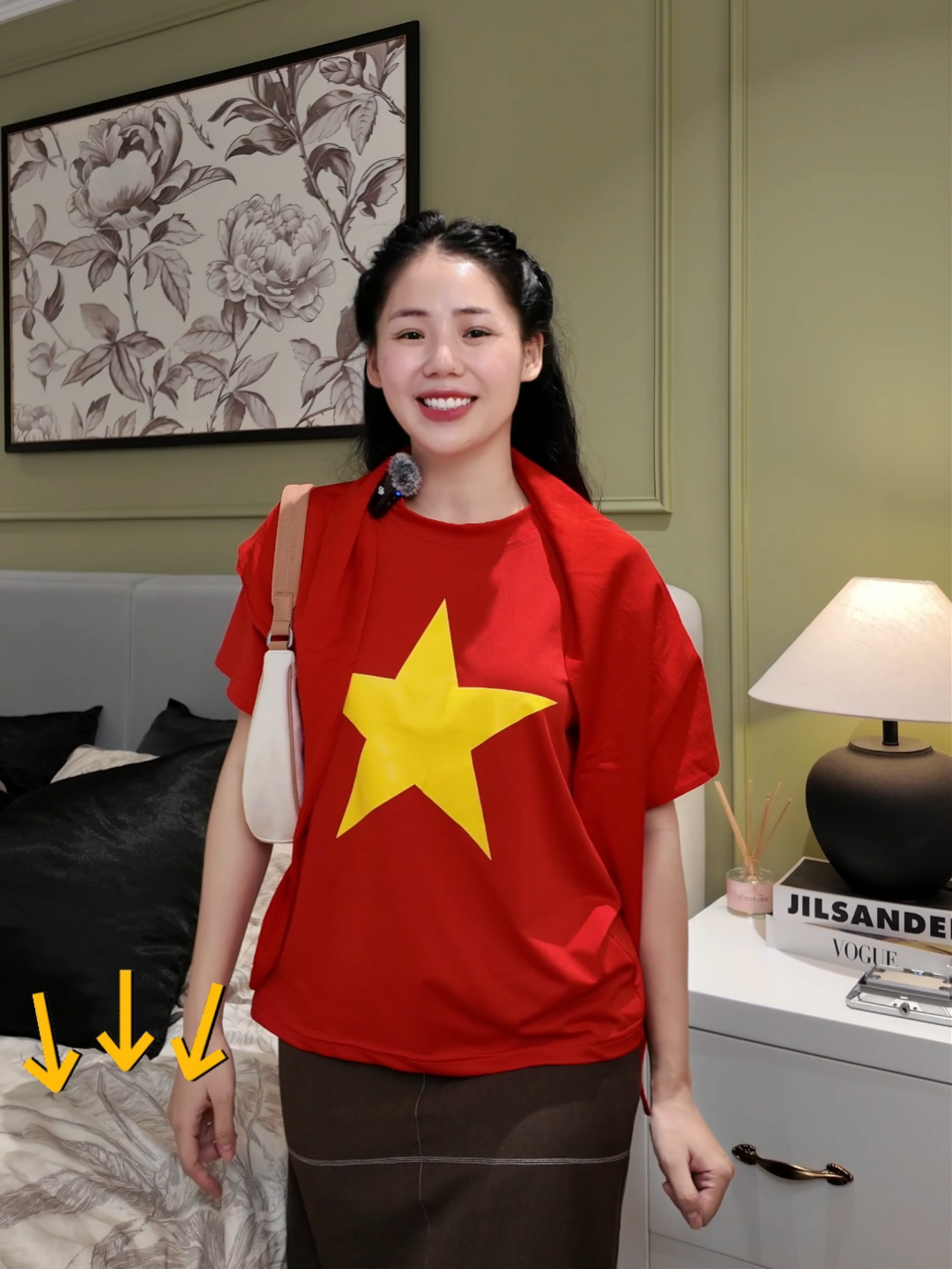 Gần Đại Lễ rùi, sắm áo cho cả gia đình thuii nào #huongly #tiktokshop #review #aocovietnam #aovietnam #aocodosaovang #quockhanh2thg9
