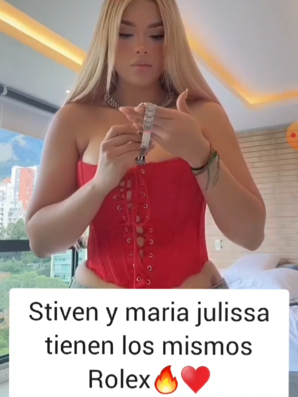 tienen los mismos gustos 🥰♥ #mrstiventc1977 #mrstiven #mariajulissa #rolex 