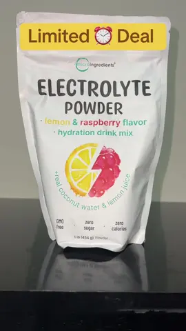 Microingredients Electolye Powder #microingredients #electrolytes #powder #tiktokfinds #ttslevelup #spotlightfinds #creatorsearchinsights2025 