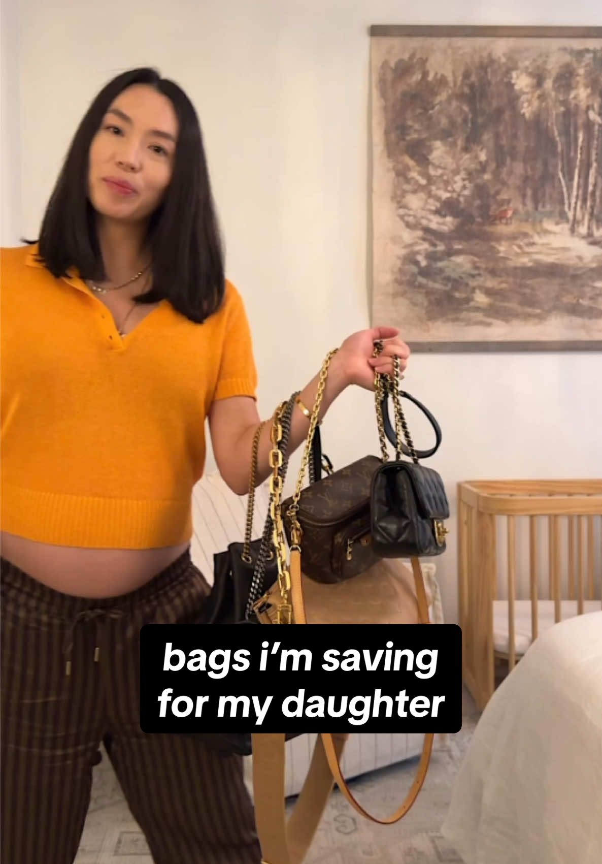 now i just have to figure out what special things i’ll collect and save for my son too 🥹 #bags #bagcollection #handbagtiktok #pursetok 